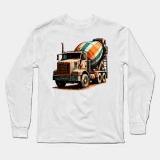 Concrete Mixer Truck Long Sleeve T-Shirt